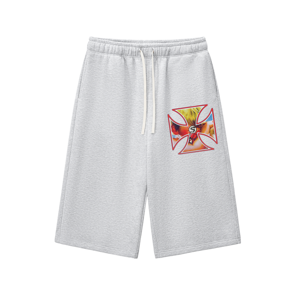 Grey lounge shorts